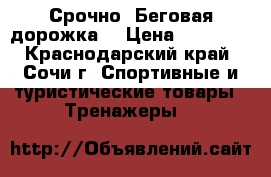 Срочно! Беговая дорожка  › Цена ­ 12 000 - Краснодарский край, Сочи г. Спортивные и туристические товары » Тренажеры   